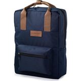 RAMSBURRY Unisex Su Geçirmez İmperteks Kumaş 15.6 inç Laptop Bölmeli Sırt Çantası (Lacivert)