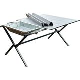 Ramses Grill Black Katlanır Masa ve Mangallı 100x70 cm Dayanıklı Metal Yapı ile Pratik Kullanım - 100*70