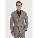Ramsey Açık Vizon Mikro Zeroweight Slim Fit %100 Yün Takım Elbise - 6 Drop - 56