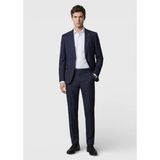 Ramsey Antrasit Düz Modern Fit %100 Yün Takım Elbise - 6 Drop - 48