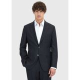 Ramsey Antrasit Kareli Zeroweight Slim Fit %100 Yün Takım Elbise - 6 Drop - 50