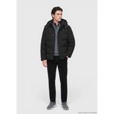 Ramsey Antrasit Regular Fit Kapüşonlu Casual Dokuma Mont - XL