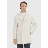 Ramsey Ekru Regular Fit Kruvaze Yaka Casual Dokuma Kaban
