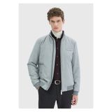 Ramsey Gri Regular Fit Dik Yaka Casual Dokuma Mont