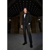 Ramsey Siyah Desenli Thin&taller Slim Fit Kruvaze Yaka Dokuma Smokin Takım Elbise - 48 - 6 Drop