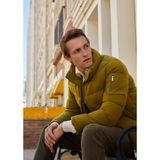 Ramsey Yağ Yeşili Regular Fit Dik Yaka Casual Dokuma Mont - 3XL