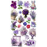 Rana İkra Art Çiçek Temalı Sticker Seti (5 Sayfa 123 Adet)