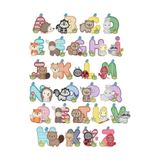 Rana İkra Art Şekilli Alfabe Sticker Seti (5 Sayfa)