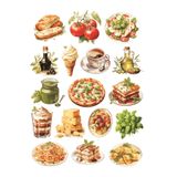 Rana İkra Art Yiyecek Temalı Sticker Seti 2 (7 Sayfa 157 Adet)