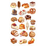 Rana İkra Art Yiyecek Temalı Sticker Seti 3 (7 Sayfa 129 Adet)