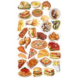 Rana İkra Art Yiyecek Temalı Sticker Seti (7 Sayfa 157 Adet)