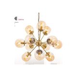 Rana Yuvarlak 60W LED Avize Metal Kasa / 3 Renk Işık / Kumandalı Fanlı Model / - 1 - Beyaz