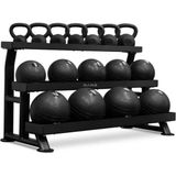 Rane Büyük Boy Kettlebell Slam Ball Ağırlık Topları Standı Siyah Renkli Dayanıklı Yapı