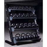 Rane Dambıl Kettlebell Standı Siyah Gri 4 Raflı Çok Amaçlı Kullanım