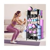 Rane Fitness Equipment Rane Pilates Yoga Fitness Dambıl Kettlebell Sağlık Topu Mat Yoga Silindir Çok Amaçlı Stand - Siyah