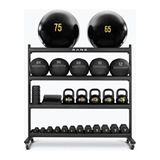 Rane Fitness Equipment Rane Sağlık Topu Kettlebell Dambıl Pilates Topu Çok Amaçlı Stand Siyah Renkli Kardiyo ve Yağ Yakma Destekli
