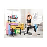 Rane Fitness Equipment Rane Yoga Pilates Kettlebell Dambıl Yoga Roller Mat Standı Ergonomik Tasarımlı ve Ev Uyumlu - Siyah
