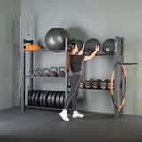 Rane Kettlebel Sağlık Topu Ağırlık Plakası Çok Amaçlı Stand 400 kg Kapasite ile 100 Egzersiz