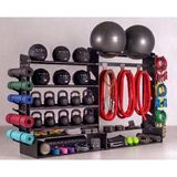 Rane Sağlık Topu Kettlebell Mat Pilates Topu Aksesuar Standı 175 kg Çalışma Ağırlığı ile Çok Fonksiyonlu