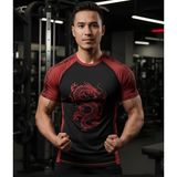 Rang Store Gym T-Shirt,forma Ufc Crypto Venum Tişort,ejderha Tasarım Forma -Futbol Forma-Antreman - Siyah