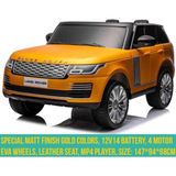 Range Rover Akülü Araba 12 Volt Uzaktan Kumandalı Lisanlı - Sarı
