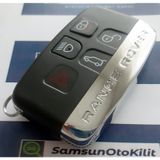 Range Rover Yazılı Smart Kumanda Kabı Anahtar Kabı 5 Buton