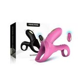 RANGER PRO Klitoris ve G Nokta Uyarıcı Testis ve Penis Halkası - Pembe