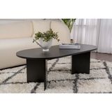 Rani Home Orta Sehpa Ahşap Desenli Siyah 119 cm AB-5296