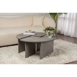 Rani Home Orta Sehpa Beton Grisi 90 cm AB-5372