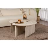 Rani Home Orta Sehpa Traverten 90 cm AB-5375