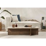 Rani Home Orta Sehpa Traverten - Milano Ceviz 120 cm AB-5300