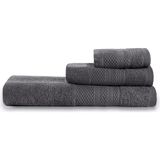 Rani Mobilya Rani Home Banyo Havlusu Seti Antrasit BD-6369 - 90 x 150 cm