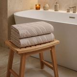 Rani Mobilya Rani Home Banyo Havlusu Seti Bej BD-6435 - 70 x 140 cm
