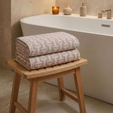 Rani Mobilya Rani Home Banyo Havlusu Seti Bej BD-6436 - 70 x 140 cm