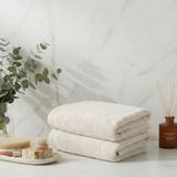 Rani Mobilya Rani Home Banyo Havlusu Seti Ekru BD-6413 - 70 x 140 cm
