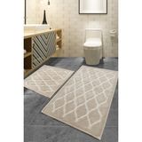 Rani Mobilya Rani Home Banyo Paspası Seti Bej BA-6268