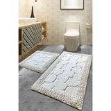 Rani Mobilya Rani Home Banyo Paspası Seti Çok Renkli BA-6277 - Ekru