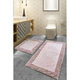 Rani Mobilya Rani Home Banyo Paspası Seti Çok Renkli BA-6279 - Pudra Pembesi