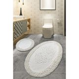 Rani Mobilya Rani Home Banyo Paspası Seti Çok Renkli BA-6283 - Ekru