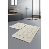 Rani Mobilya Rani Home Banyo Paspası Seti Ekru BA-6285 - Çok Renkli