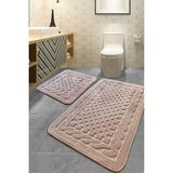 Rani Mobilya Rani Home Banyo Paspası Seti Pudra BA-6265
