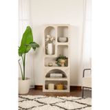 Rani Mobilya Rani Home Kitaplık Kumtaşı Mermer Desen 60Cm HC-5339