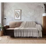 Rani Mobilya Rani Home Koltuk Şalı Bej BA-6244 - 180 x 220 cm