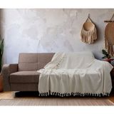 Rani Mobilya Rani Home Koltuk Şalı Ekru BA-6246 - 180 x 220 cm