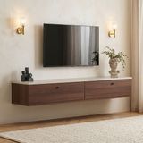 Rani Mobilya Rani Home Tv Ünitesi Traverten - Milano Ceviz 160 cm AA-5810