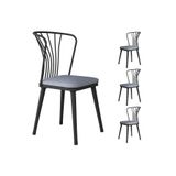 Rani Mobilya Rani Jb104 Metal Sandalye 4'lü Mutfak Yemek Masası Sandalyesi Açık Gri