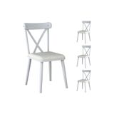 Rani Mobilya Rani JB108 Metal Sandalye Thonet Sandalye 4'lü Mutfak Yemek Masası Sandalyesi Beyaz
