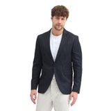 Ranti Erkek Lacivert İtalyan Çizgili Poliviskon Kumaşlı Slim Fit Spor Blazer Ceket Lacivert 50