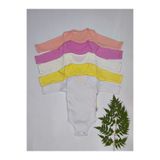 Rany Baby Kids 5'li KIZ Bebek Uzun Kollu Bebek Çıtçıtlı Body Zıbın Atlet