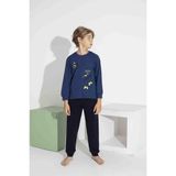 Rapapa Erkek Çocuk Mevsimlik Pijama Takımı 7419- - Kırmızı - 2